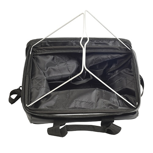 藤原産業 SK11 角型スタンドバッグDX SKB-PDX-BK カーボン調素材で水