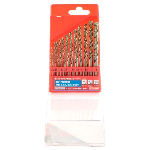 藤原産業 E-Value ステンレス用ドリルセット ESD-13S 喰い付きが抜群な