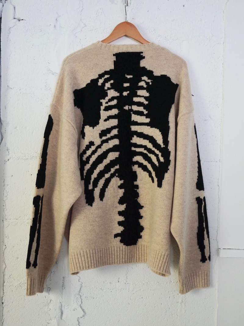 KAPITAL(キャピタル) / 5G ウール BONEクルーセーター (キナリ) 25AW