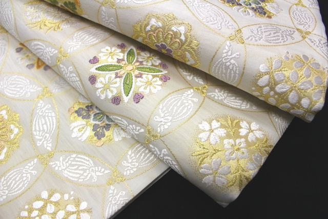 西陣織丸勇織物謹製袋帯「七宝華紋」 | すべての商品 | きものサロン