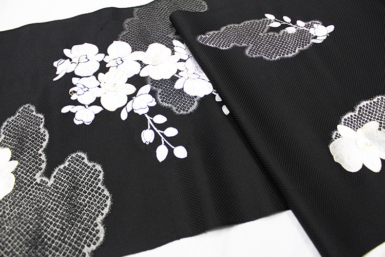 最高級九寸名古屋帯「刺繍 胡蝶蘭」 | 販売着物商品,名古屋帯,九寸