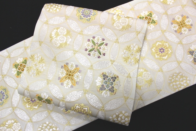 西陣織丸勇織物謹製袋帯「七宝華紋」 | すべての商品 | きものサロン