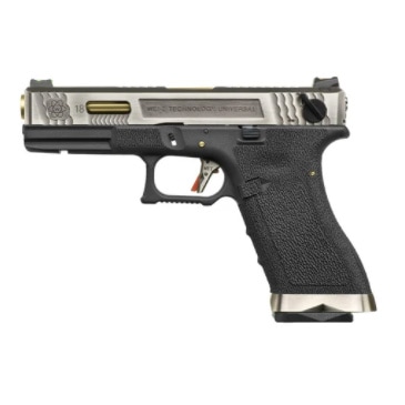 WE-TECH G18C T3 ガスブローバックガン シルバー | エアガン