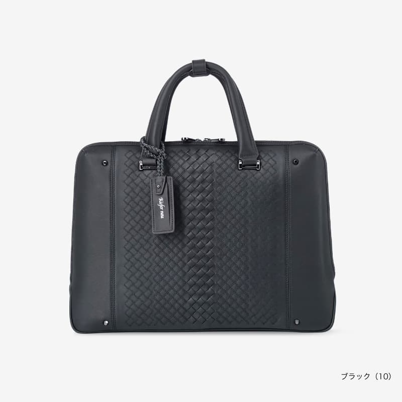 kiefer neu ブリーフケース クロコダイル型押し エンボス 男女兼用