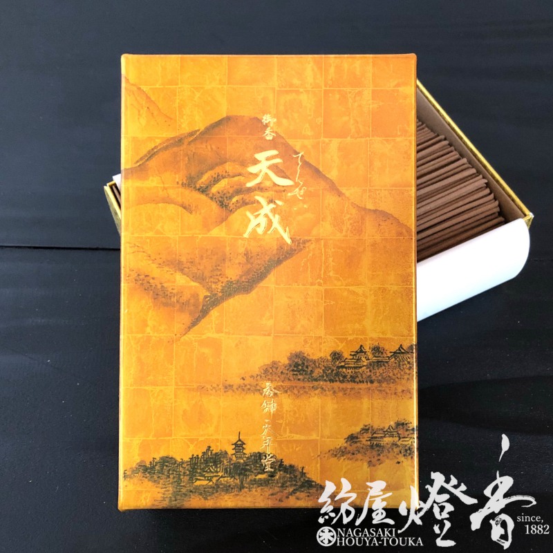 高級線香『伽羅を偲ぶ香り【天成(てんせい)-TENSEI-】短寸大バラ詰[有