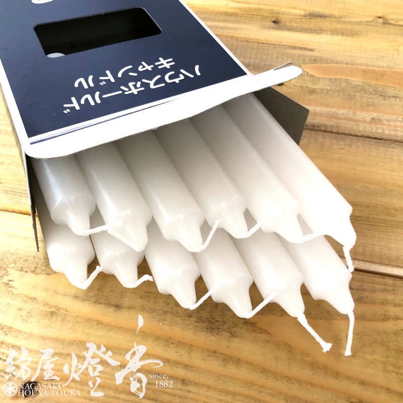 グローキャンドル『ハウスホールド【15号型/5インチ/12本入】紙箱
