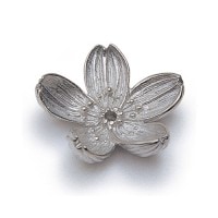 日本香堂の香器『香立て【蓮の花びら】金属(錫)製』ステッィク用