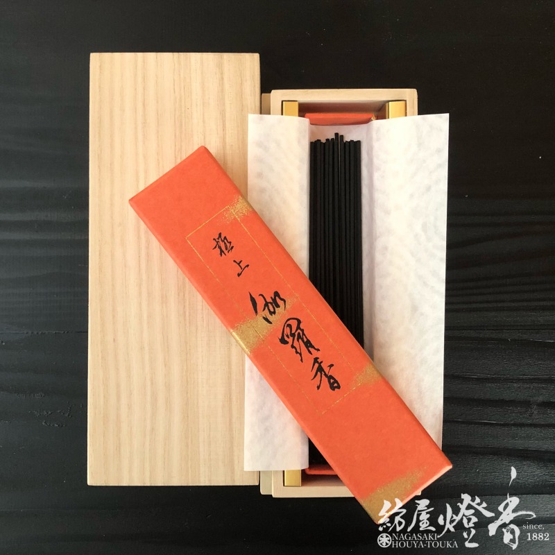 高級線香『究極緑油伽羅一味【極上・伽羅香(ごくじょうきゃらこう