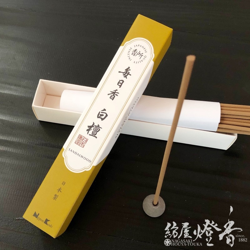 お香/お部屋焚き『香所・毎日香【白檀（びゃくだん）】スティック30本
