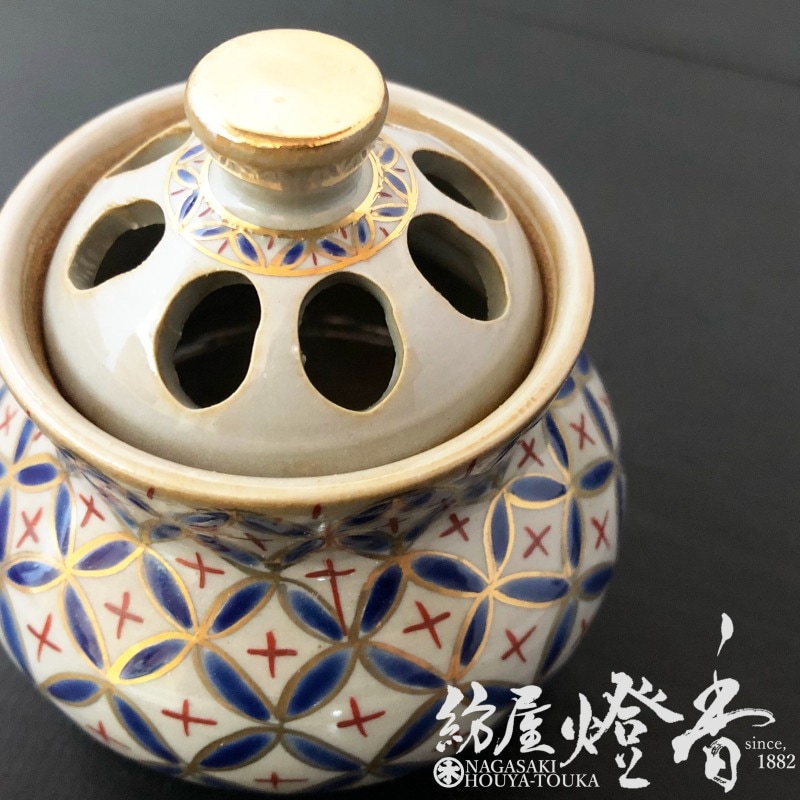 香器『香炉【七宝(しっぽう)-SHIPPOU-】[京焼・清水焼/稔]空焚用』龍心
