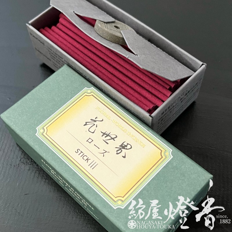 お香/くつろぎ『六種花世界-FLORAL WORLD-【ローズ-ROSE-/ST60本入