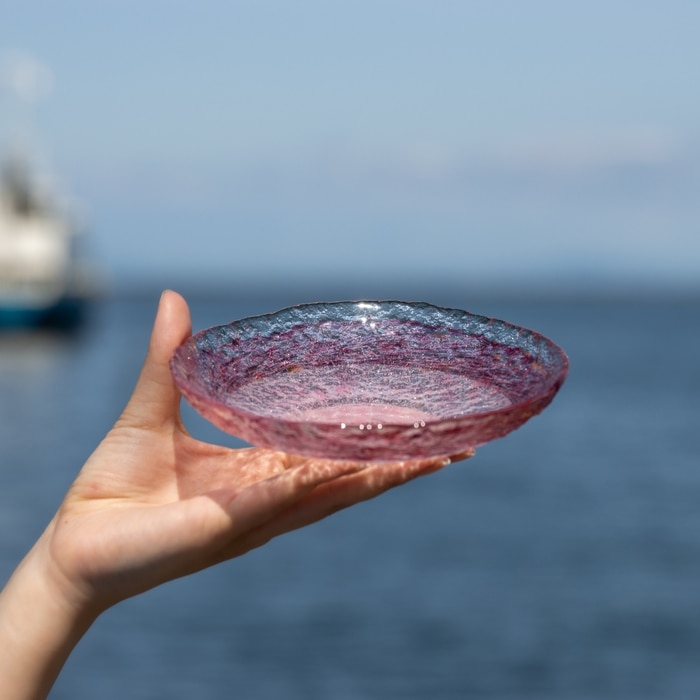 新風彩 銘々皿 | 北一硝子 まごころお届け便