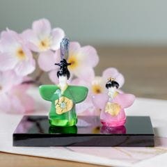 ☆硝子のお雛様 《郵送料込み 日時指定不可》 | 北一硝子 まごころお届け便
