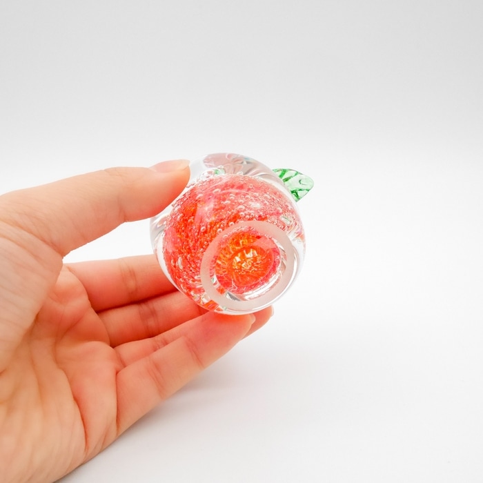 りんごのオーナメント | 北一硝子 まごころお届け便