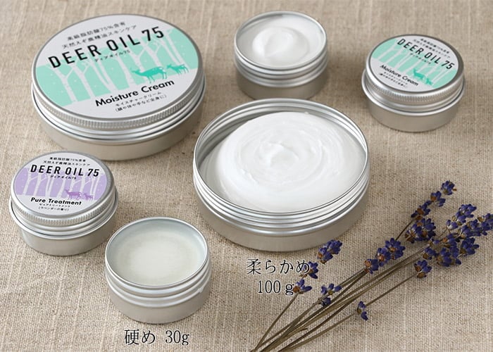 モイスチャークリーム 30g（鹿脂クリーム）【ネコポス送料無料