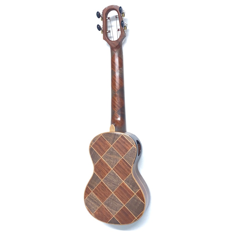 TAKULELE】市松模様 No.58 ソプラノロングネック｜ウクレレ専門店