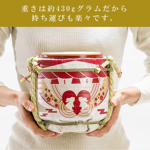 日本酒入り菰樽◇ミニ鏡開き樽酒セット ～ご縁～ 白兎｜明治創業菰樽