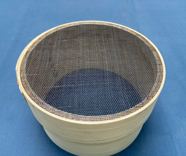 足立茂久商店 馬毛うらごし器 木ベラなし 箱取説あり 和菓子づくりに