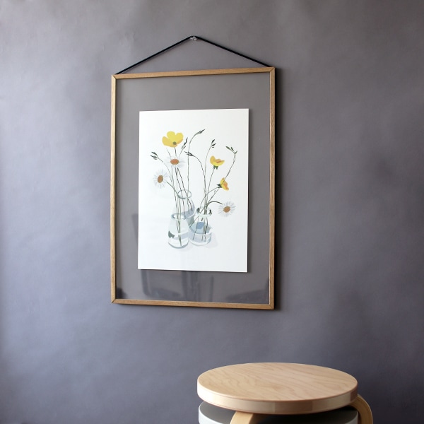 MOEBE (ムーベ) FRAME フレーム A2 オーク アクリル板/ポスター/額縁