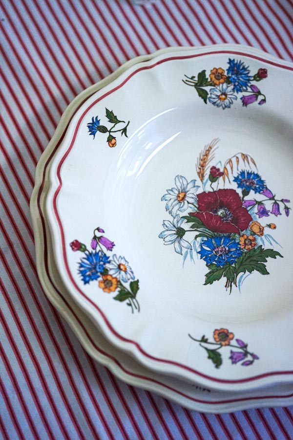 サルグミンヌ人気のAgresteのディナープレートと深皿セット gc-1389の