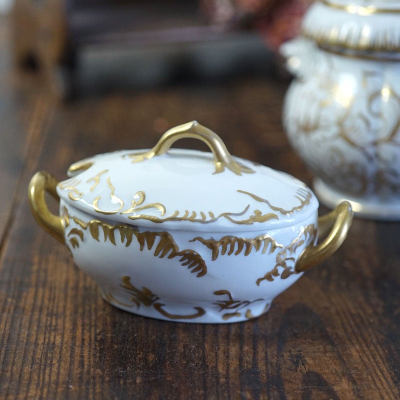 アンティークリモージュ手描きボンボにエールW16×H9cm gc-1623の通販