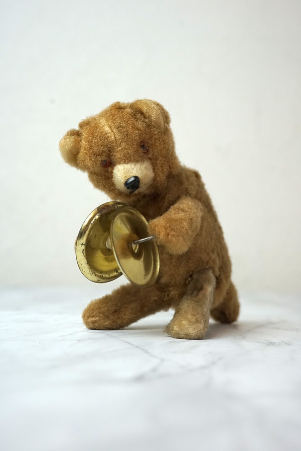 西ドイツのゼンマイ仕掛けのシンバルを叩くベア gt-1129の通販