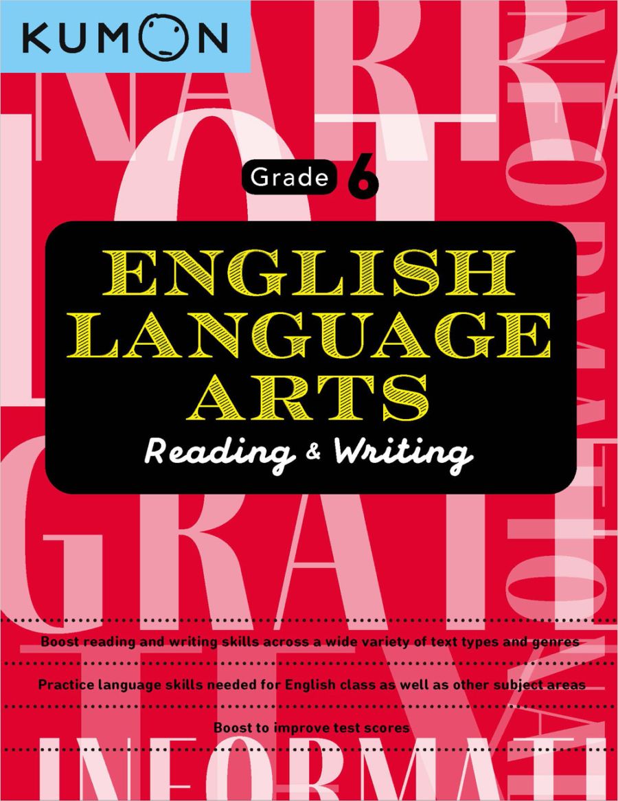 Kumon English Language Arts: Reading and Writing Grade 6 | 海外