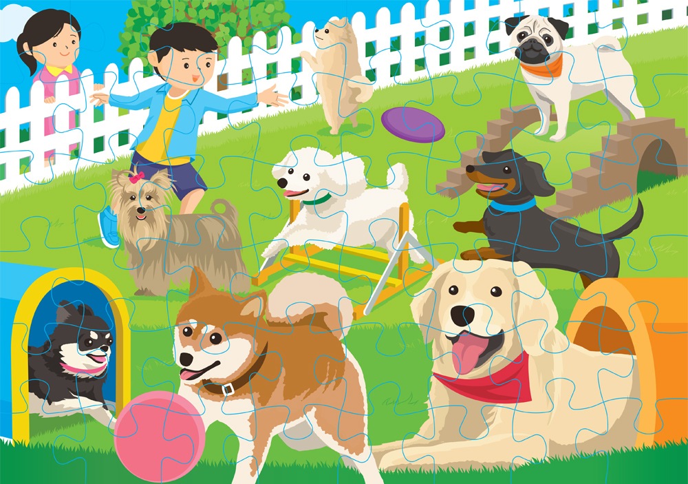 くもんのジグソーパズル STEP3 いっしょにくらす動物たち | 知育