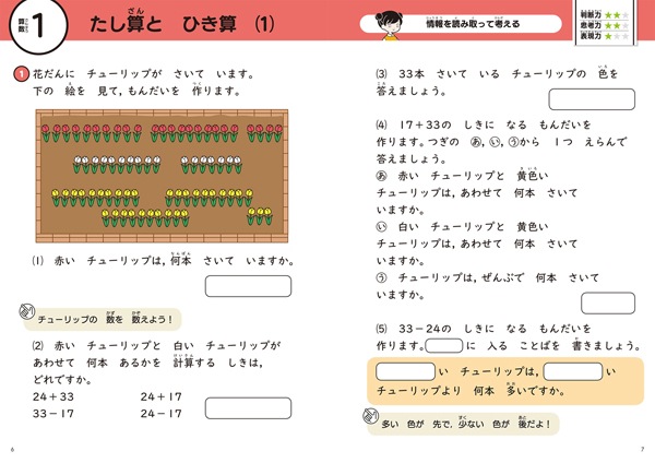 思考力トレーニング 算数・国語 小学2年生 | 問題集・参考書,小学生