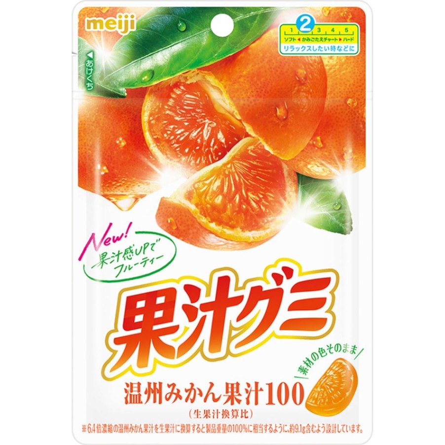 明治 果汁グミ温州みかん 54g×10袋｜グミ｜格安お菓子の通販サイト
