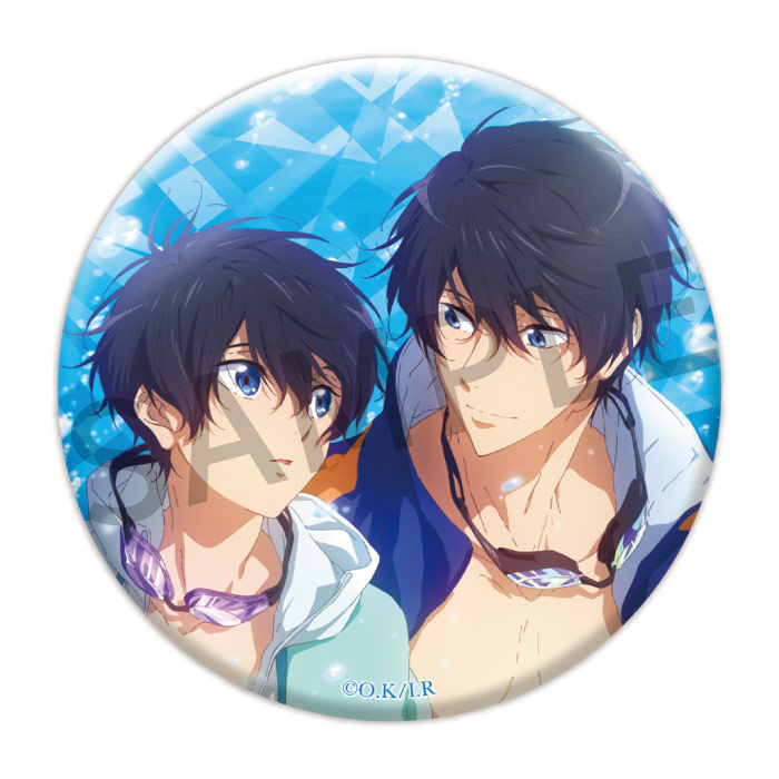 Free!RW Hopeful Future Series ホログラムビッグ缶バッジ【在庫品】