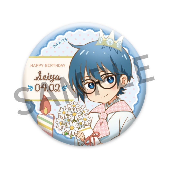 ツルネ －つながりの一射－ ビッグ缶バッジ バースデーver.【竹早静弥