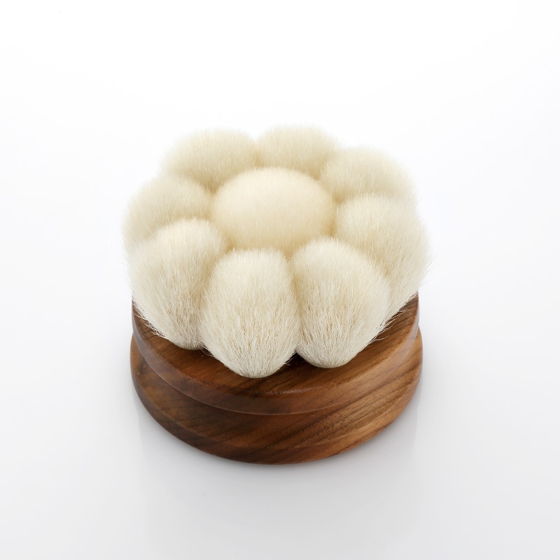 FB-W】花型ボディブラシ 柄無し｜洗顔・ボディブラシ｜【晃祐堂】熊野