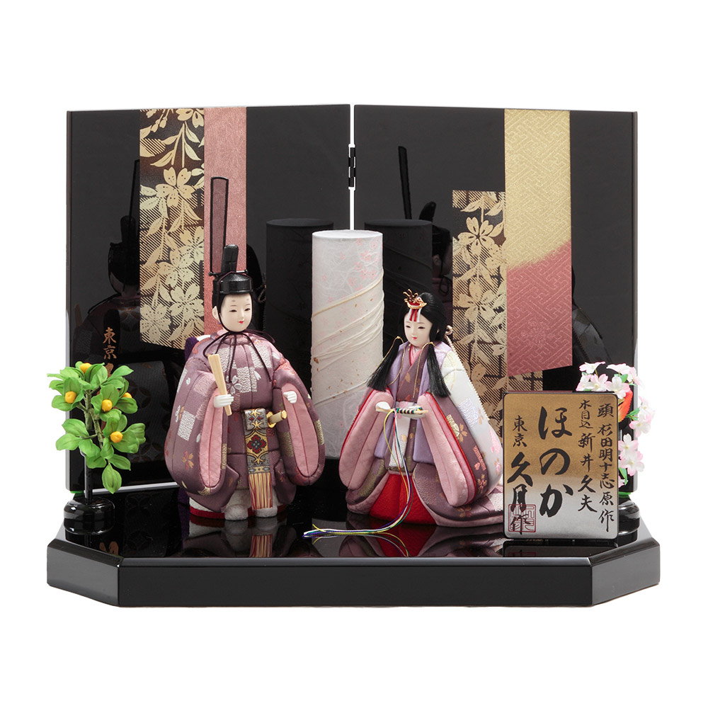 木目込 立親王飾り ほのかシリーズ 73HR-M13 | 木目込飾り | 【公式