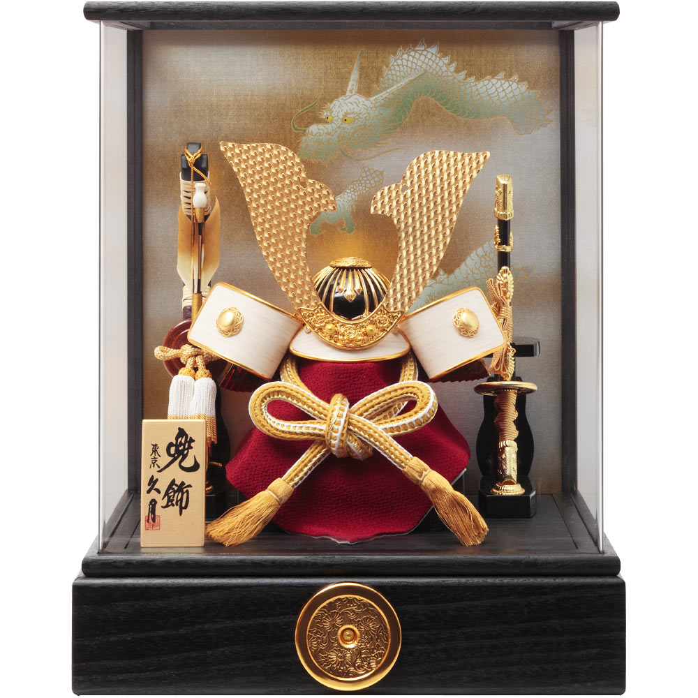 兜ケース飾り アクリルケース オルゴール付 5G-C37-Z | 取付ケース飾り