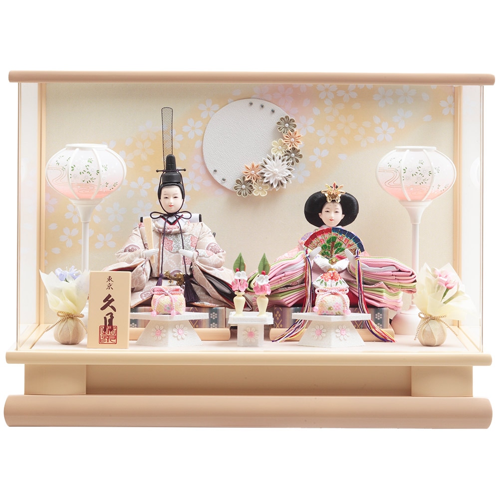 親王ケース飾り ガラスケース 4H-KK7-Z | ケース飾り | 【公式】 人形
