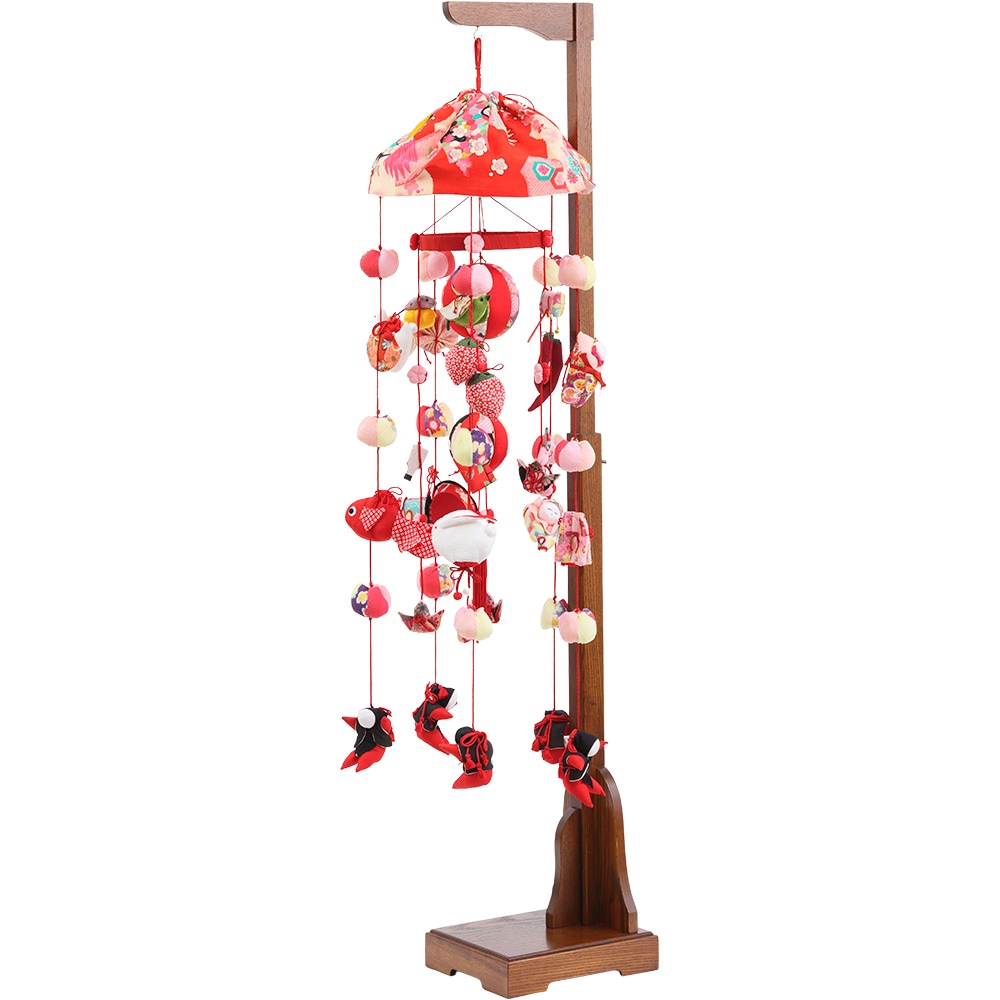 つるし雛 伸縮スタンド付 6H-R4 | ひな人形 | 【公式】 人形の久月