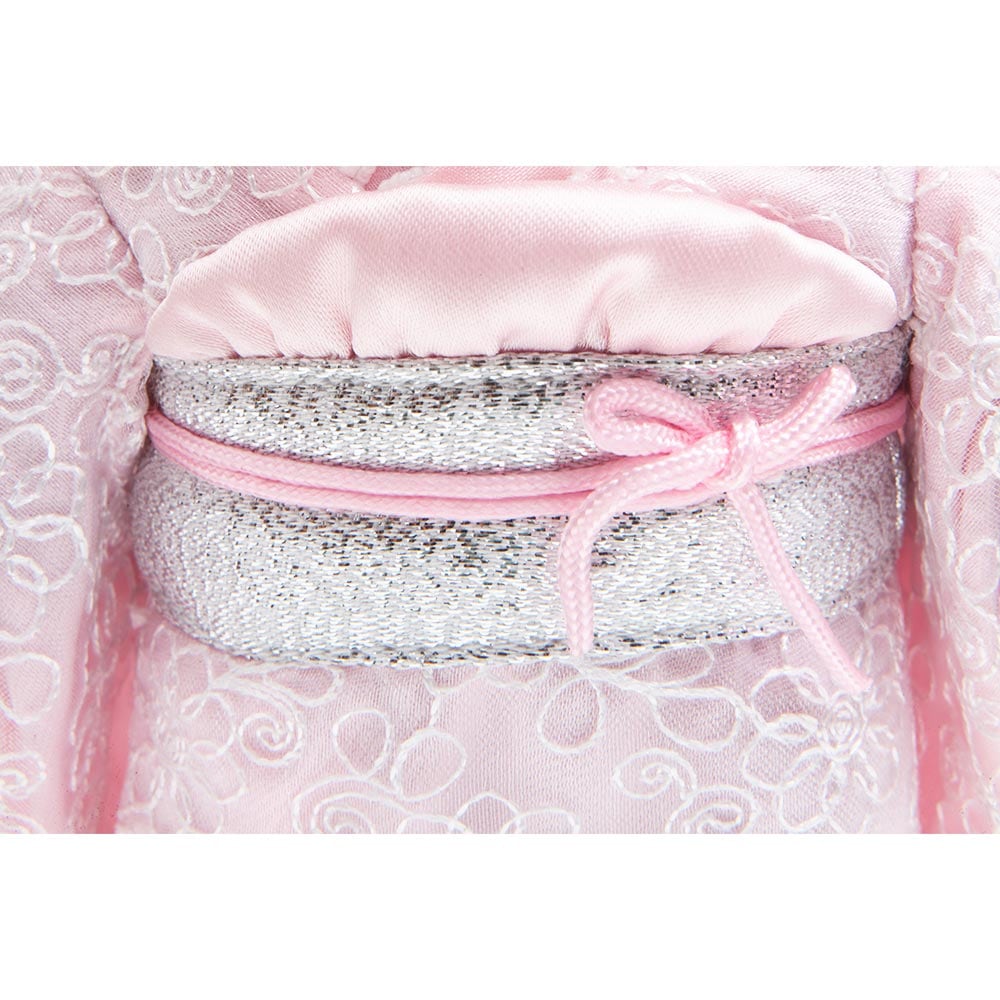 久月オリジナル お着物モンチッチ 女の子 ミルクティブラウン IPM-110