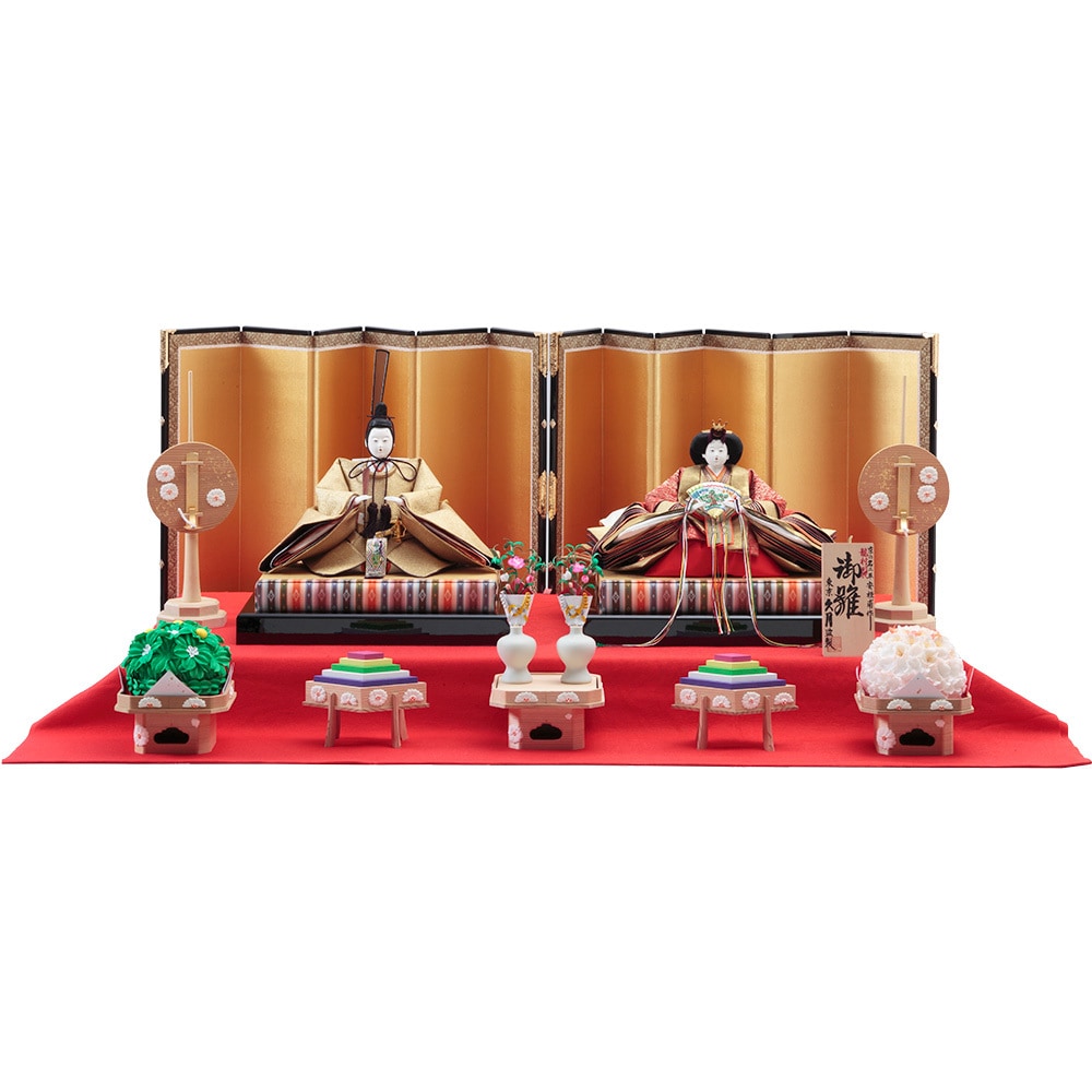 金津沙矢香さん作品 お雛様 豆雛 おひなさま 金津沙矢香 南天の