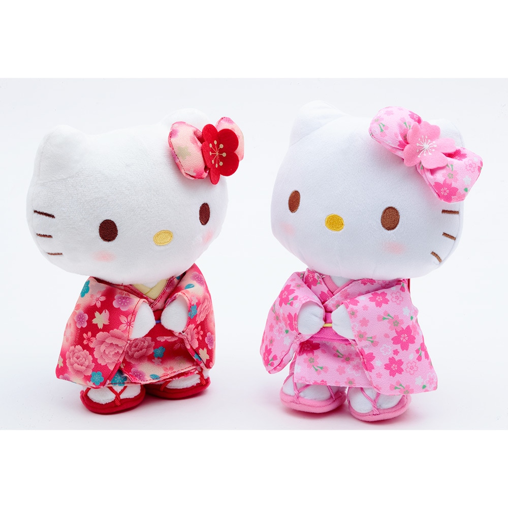 ハローキティ 桜着物 S | ぬいぐるみ | 【公式】 人形の久月