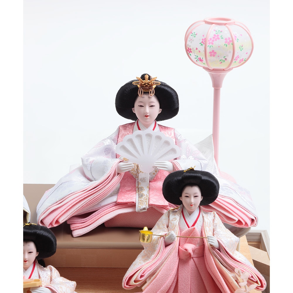 親王官女ケース飾り ガラスケース 6H-KK23-Z | ケース飾り | 【公式