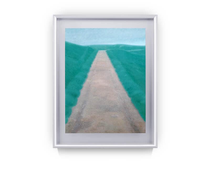 作品名 「夢想」 岩絵の具】東山魁夷の流派 作品名 「夢想」 岩絵の具