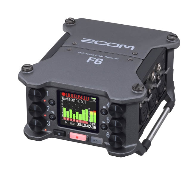 ZOOM（ズーム） ZOOM F6 32bitフロート録音対応レコーダー｜映像機材の