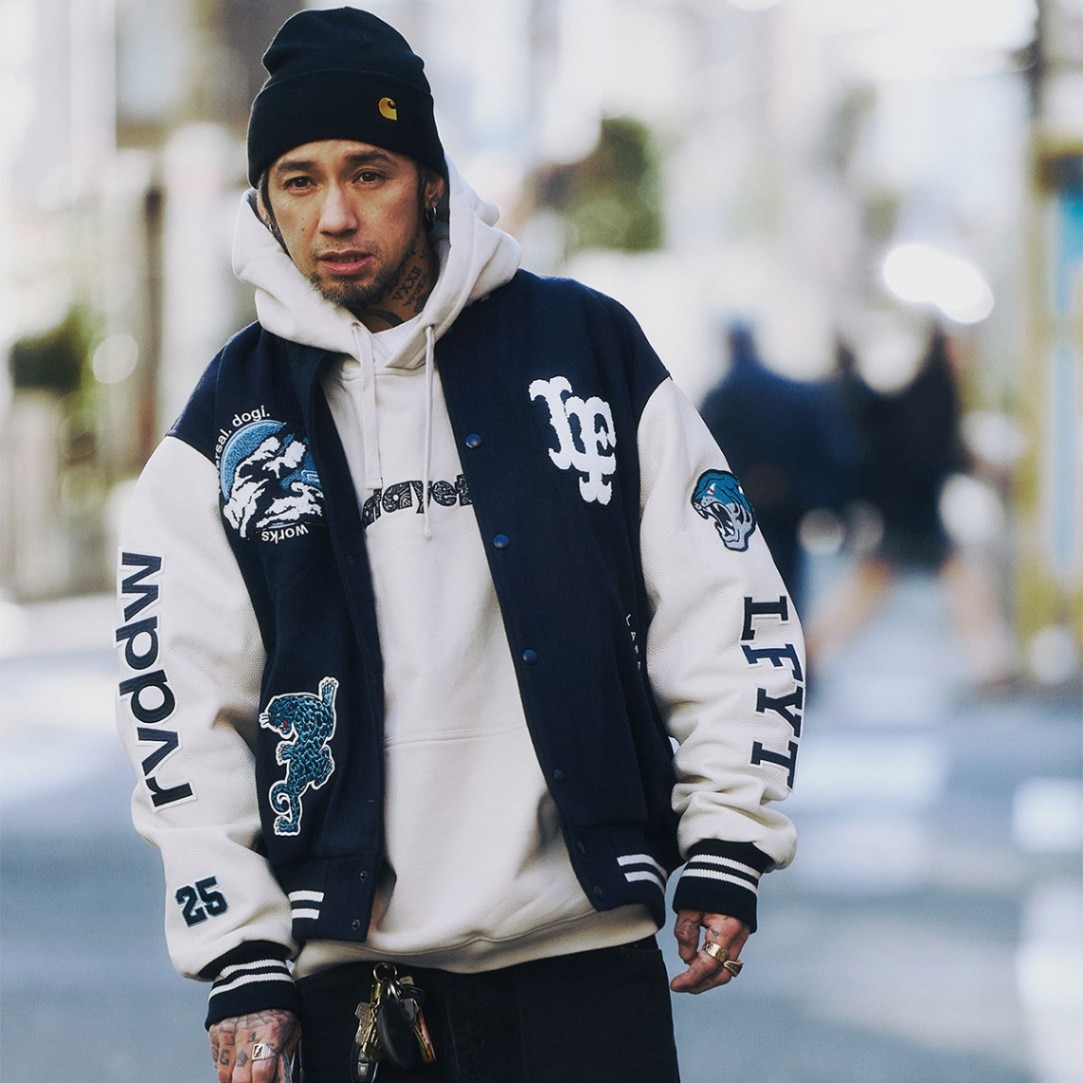 LFYT × rvddw エルエフワイティー × リバーサル STADIUM JACKET