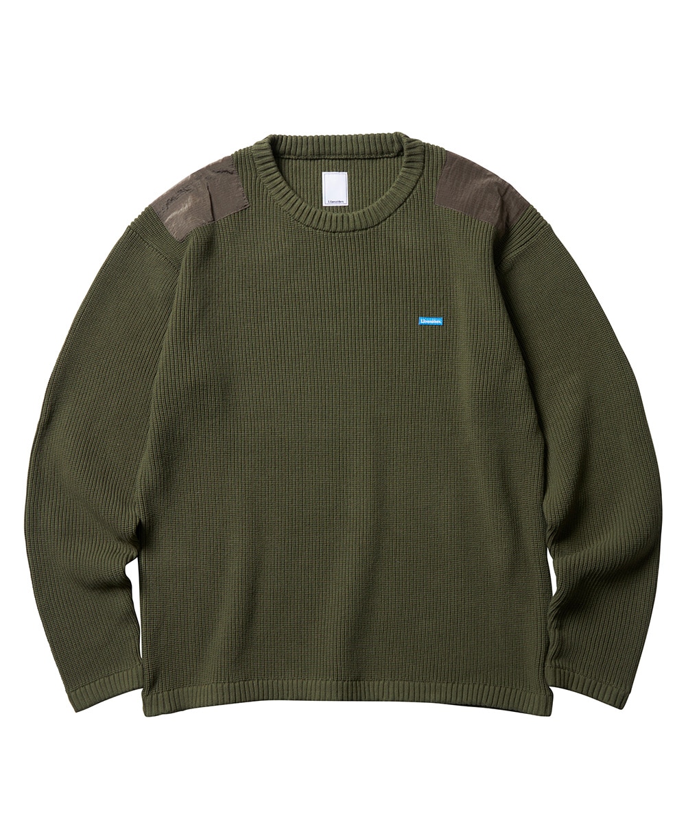 Liberaiders QUILTED CREWNECK オリーブ XLサイズ Liberaiders QUILTED