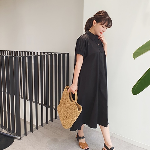 襟付きワンピース【5136302】 | ワンピース | レディースファッション