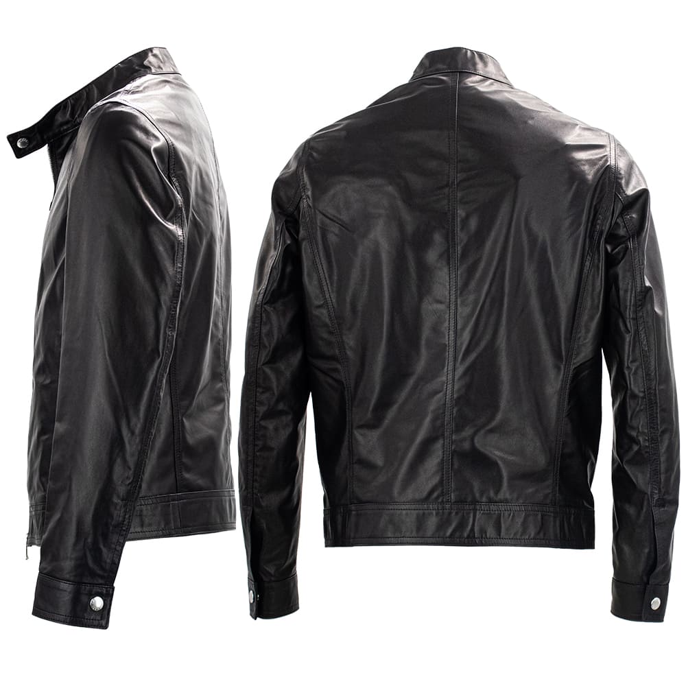 エンメティ ライダース メンズ スペシャルレザー 0.4mm厚 ラムスキン