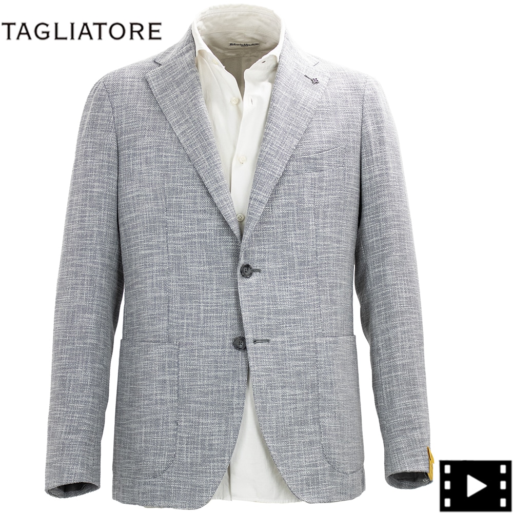 タリアトーレ ジャケット メンズ モンテカルロ シルク混ウール ホップ