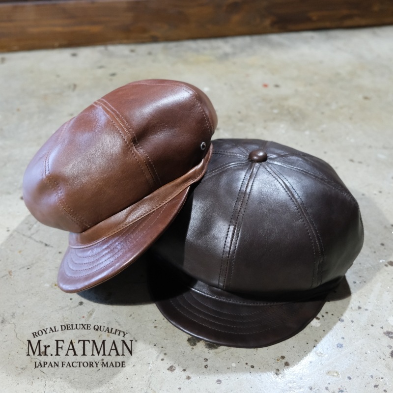 Mr.FATMAN ミスターファットマン【LEATHER VIKKY CASQUETTE】レザー