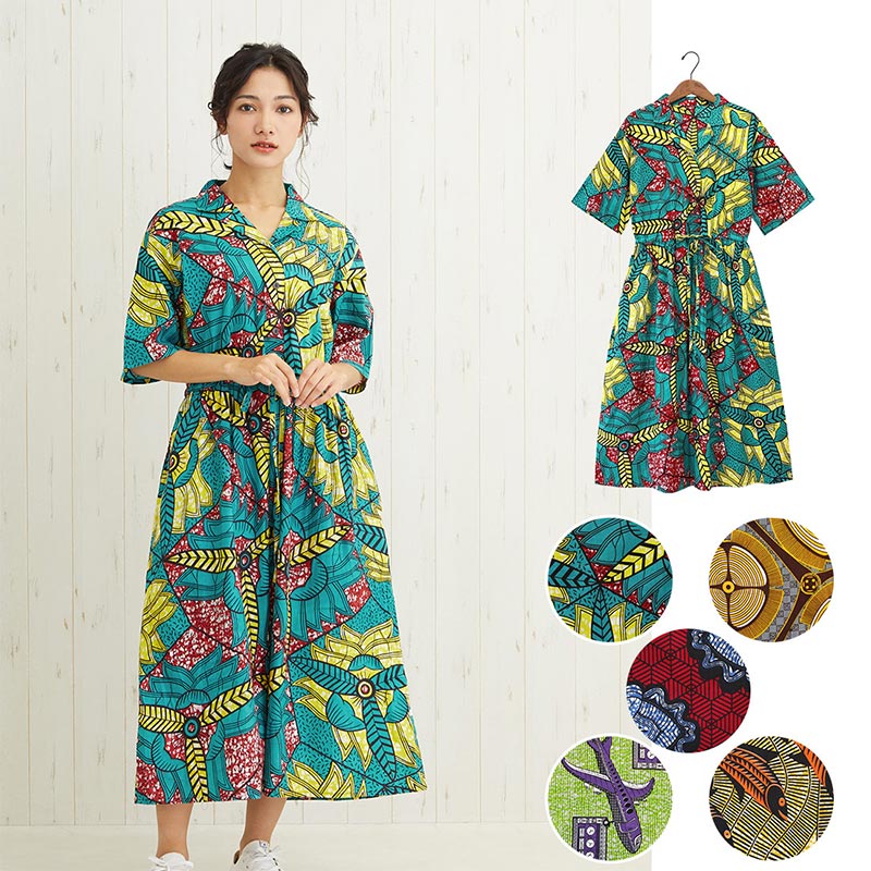 人気商品】shanti / ワンピース アフリカンプレーン｜テソロ(tesoro